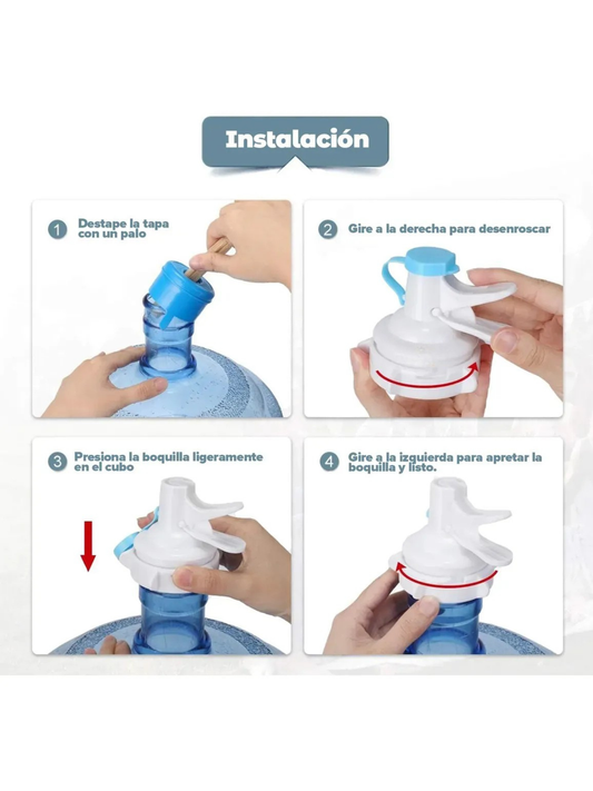 Soporte rack para bidón de agua