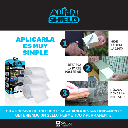 Cinta reparadora transparente Alien Shield | x3