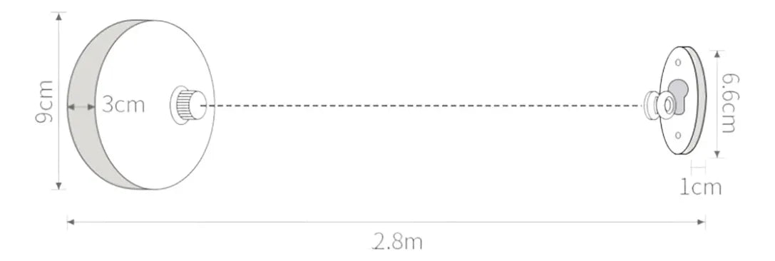 Colgador retráctil de ropa | 2.8 metros