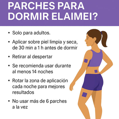 Parches para dormir con melatonina natural